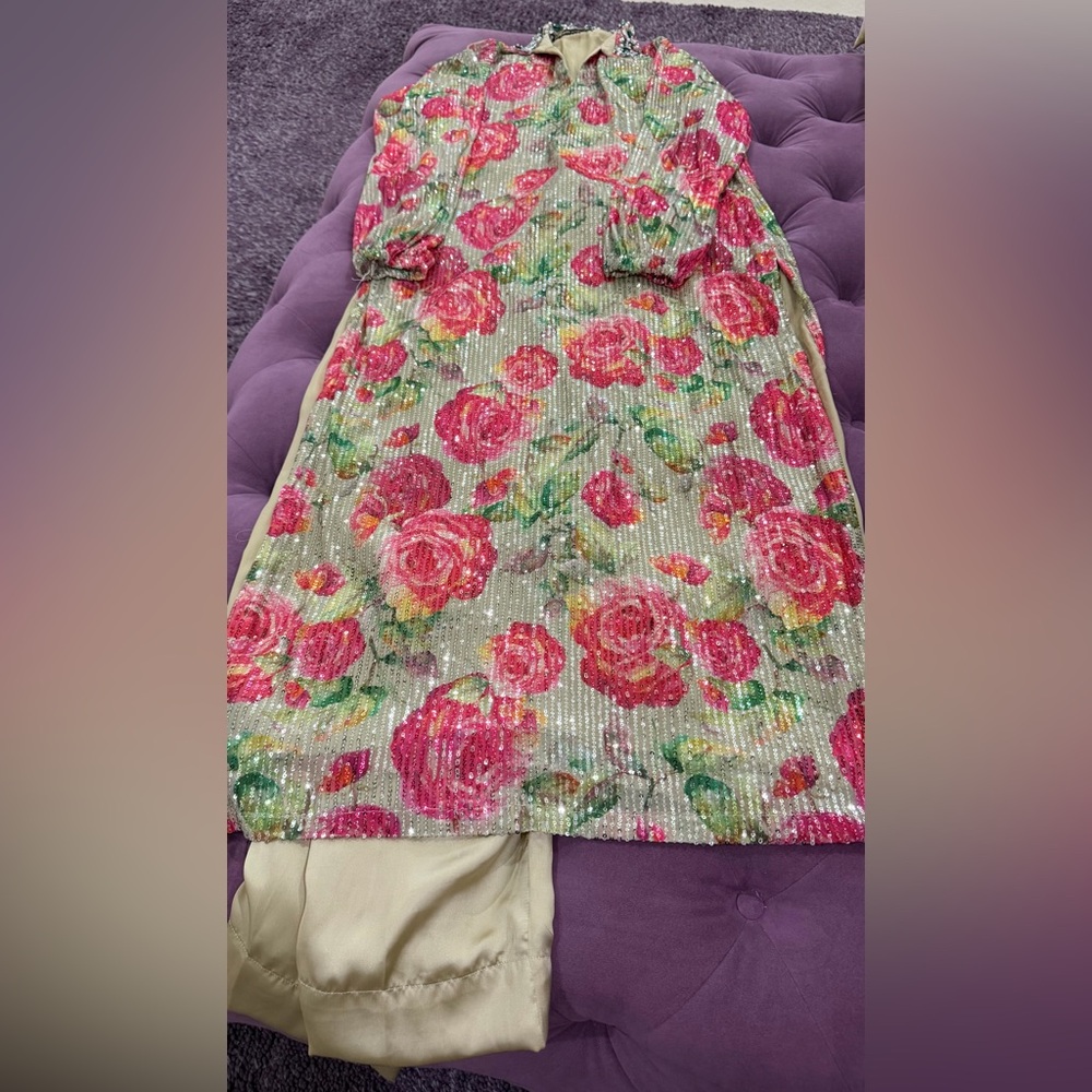 Gorgeous sequin suit co ord set